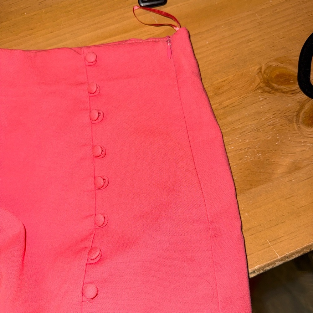 Zara Coral Crop Top and Skirt Set - Picture 10 of 13